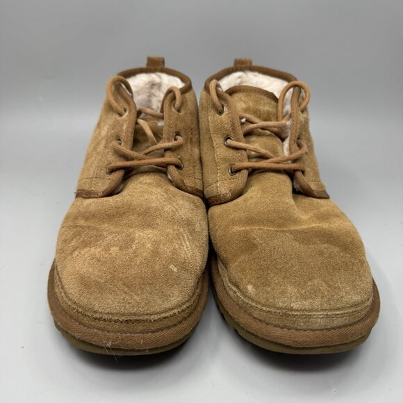 UGG Neumel 3236 Chukka Ankle Boots Chestnut Suede Men\'s Size 11 Warm Lined main image 6